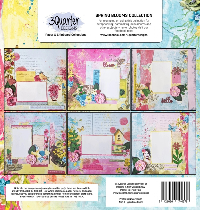 3Quarter Designs - Scrapbook Collection - Spring Blooms