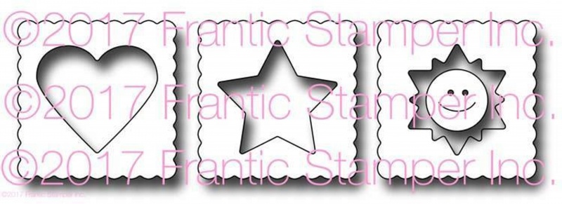 Frantic Stamper Precision Die - Bitty Summer Postage