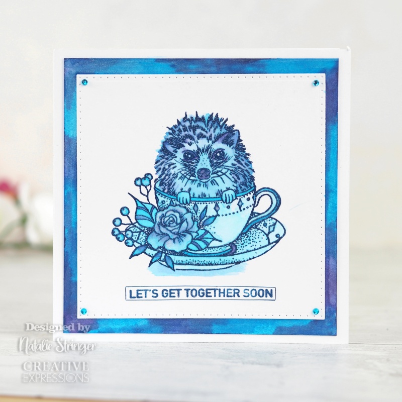Creative Expressions Designer Boutique Collection Time For Tea A6 Clear Stamp Set