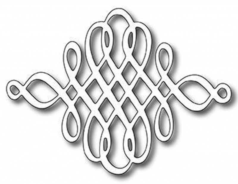Frantic Stamper Precision Die - Fancy Scroll
