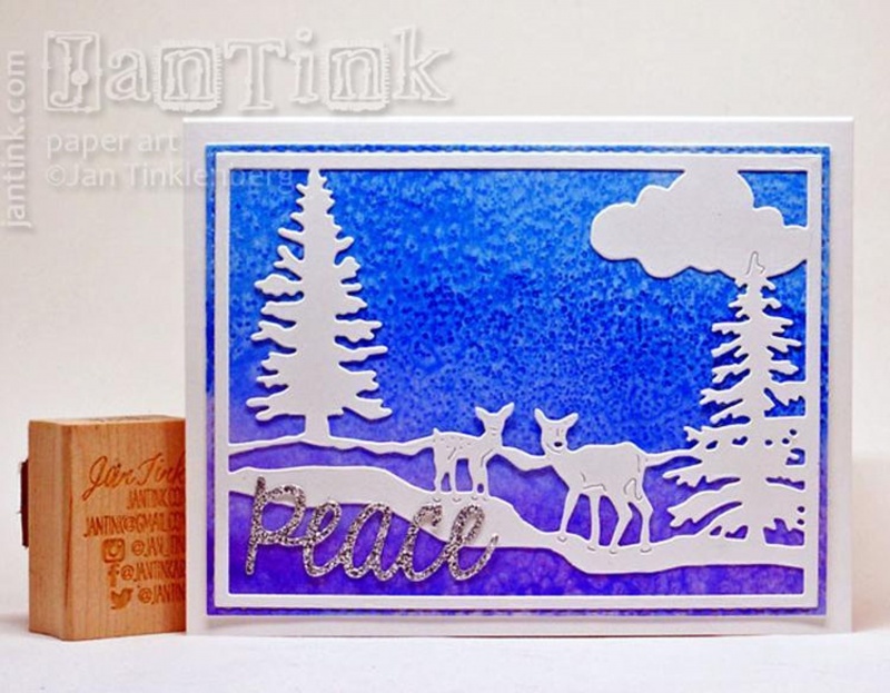 Frantic Stamper Precision Die - Winter Wonderland Card Panel