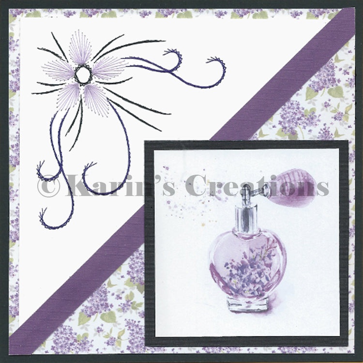 Kc Embroidery Pattern - Floral Spray