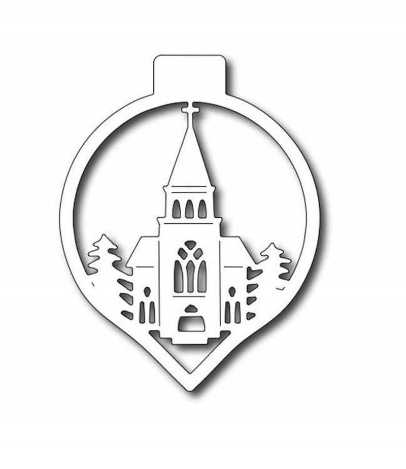 Frantic Stamper Precision Die - Church Ornament