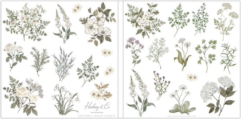 Craft Consortium Belle Fleur - 12X12 Pad
