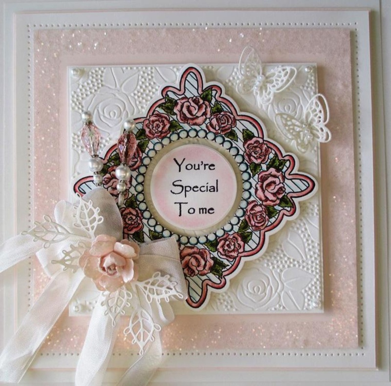 Emboss Folder Rose Blooms