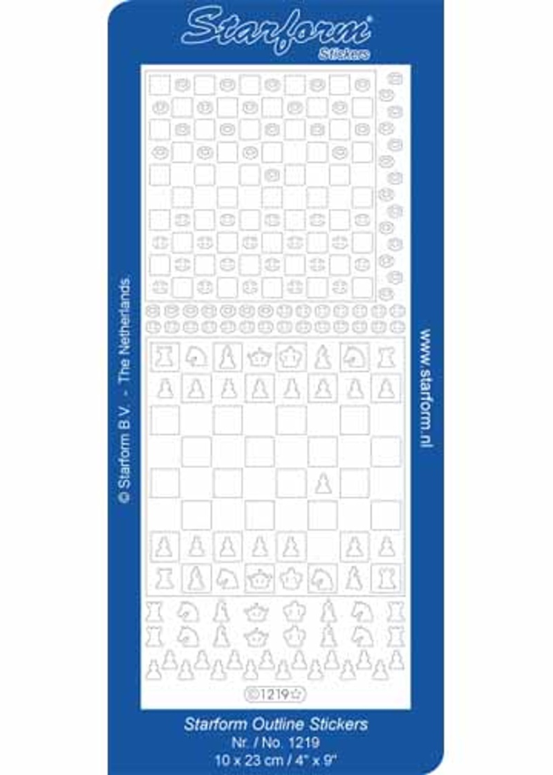Deco Stickers - Checkers & Chess