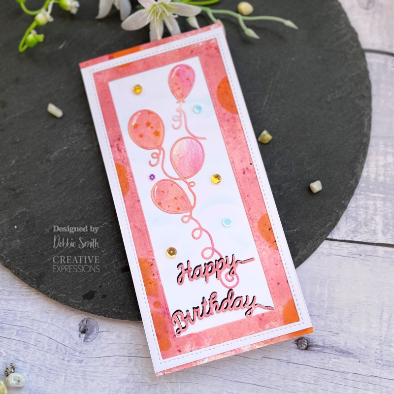Creative Expressions One-Liner Collection Happy Birthday Craft Die