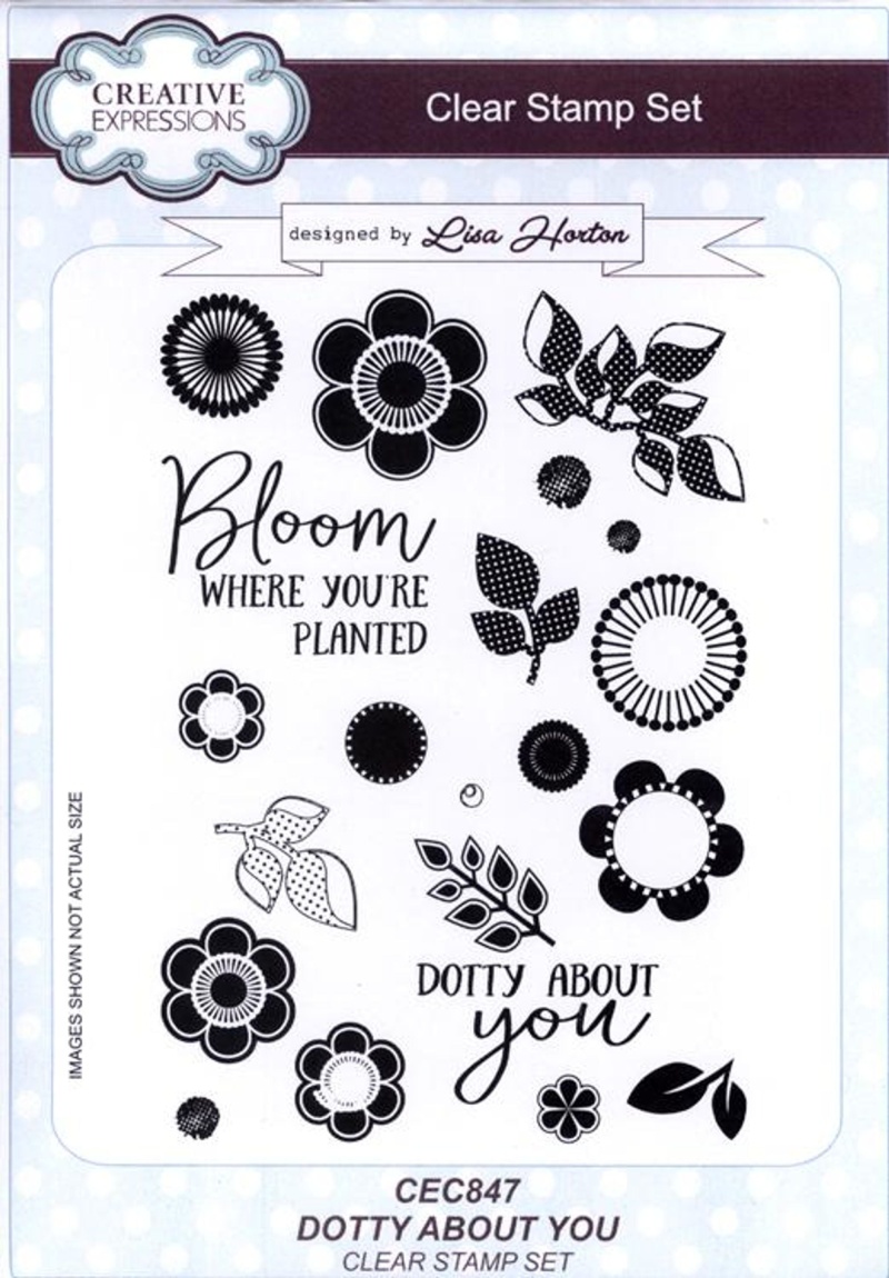 Creative Expressions - Dotty About You Clear Stamp Set