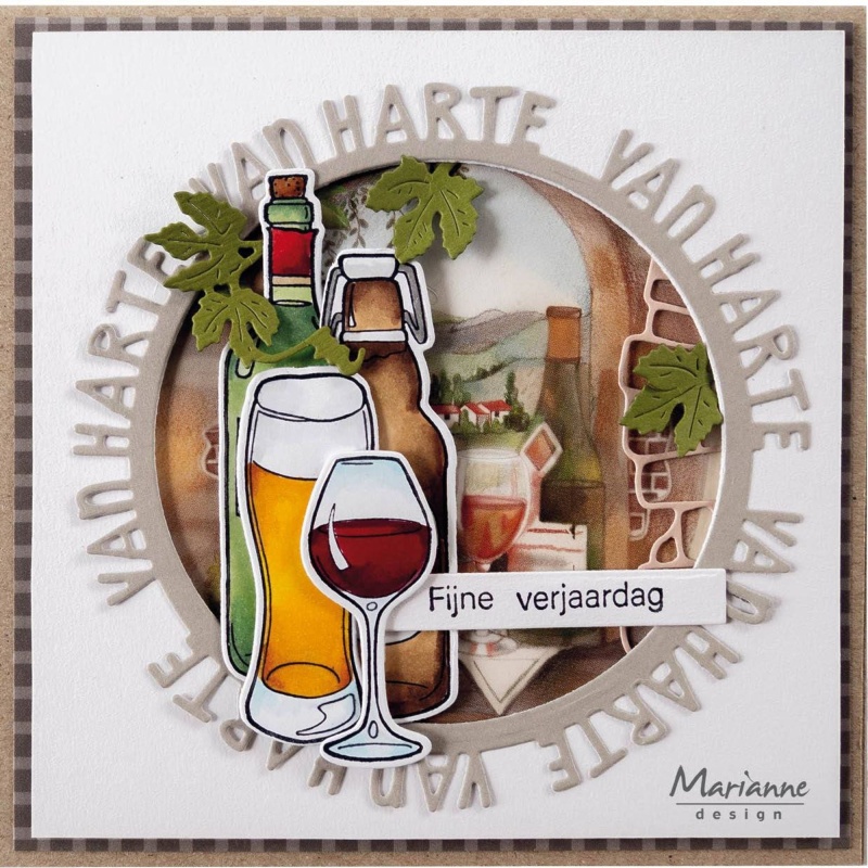 Marianne Design Stamp & Die Set - Hetty's Beer