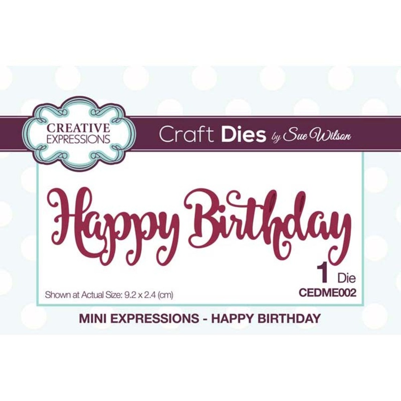 Mini Expressions Happy Birthday