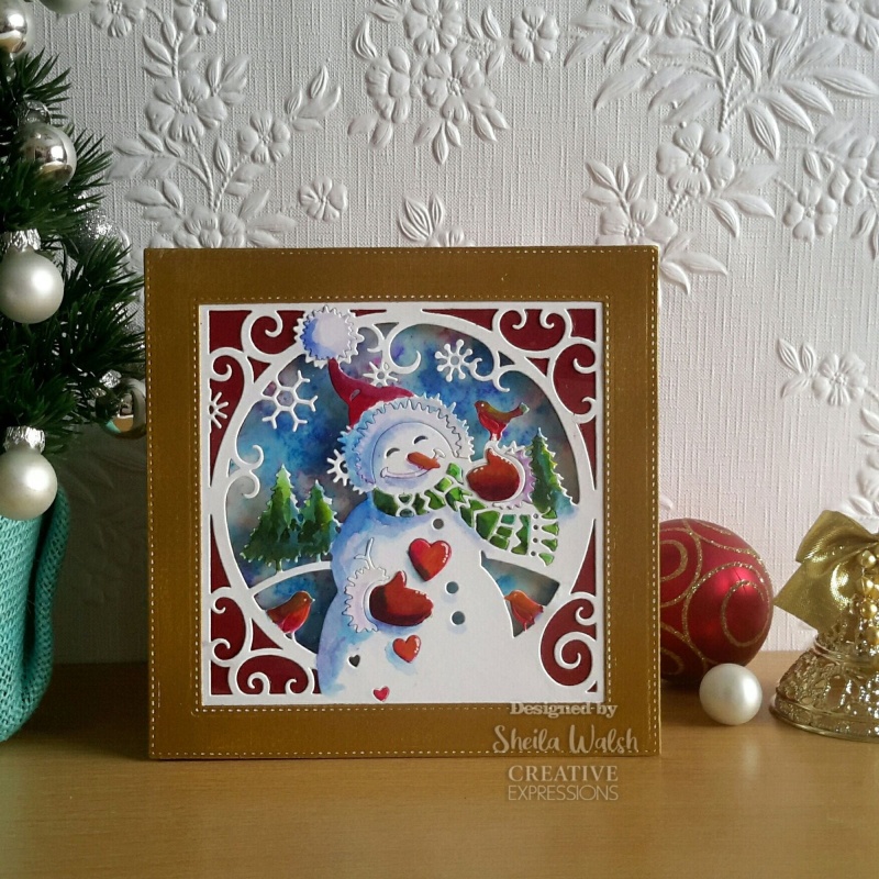 Creative Expressions Paper Cuts Frosty Cheer Craft Die