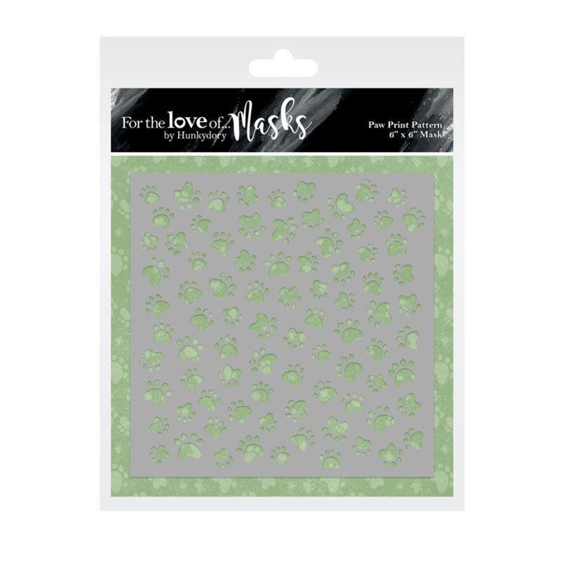 For The Love Of Masks - Paw Print Pattern