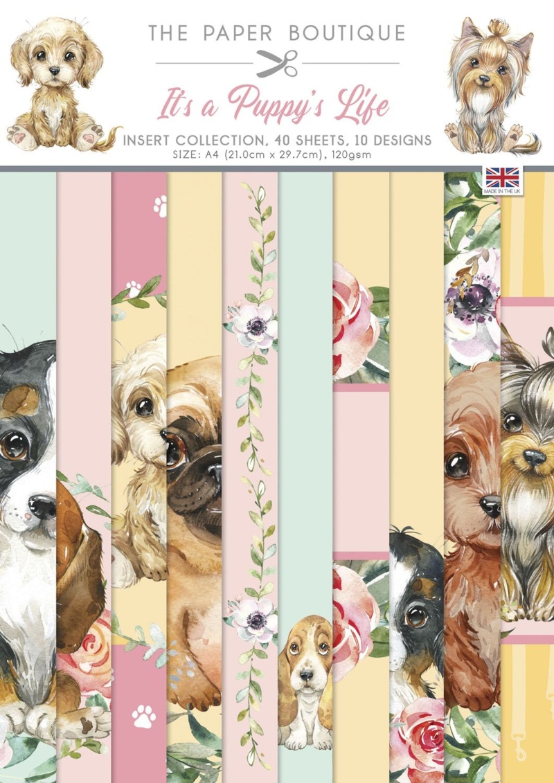 The Paper Boutique It's A Puppy's Life Insert Collection