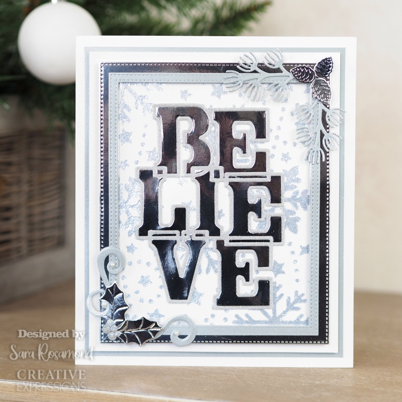 Creative Expressions Craft Die and Stamp Set by Sue Wilson-Sympathy