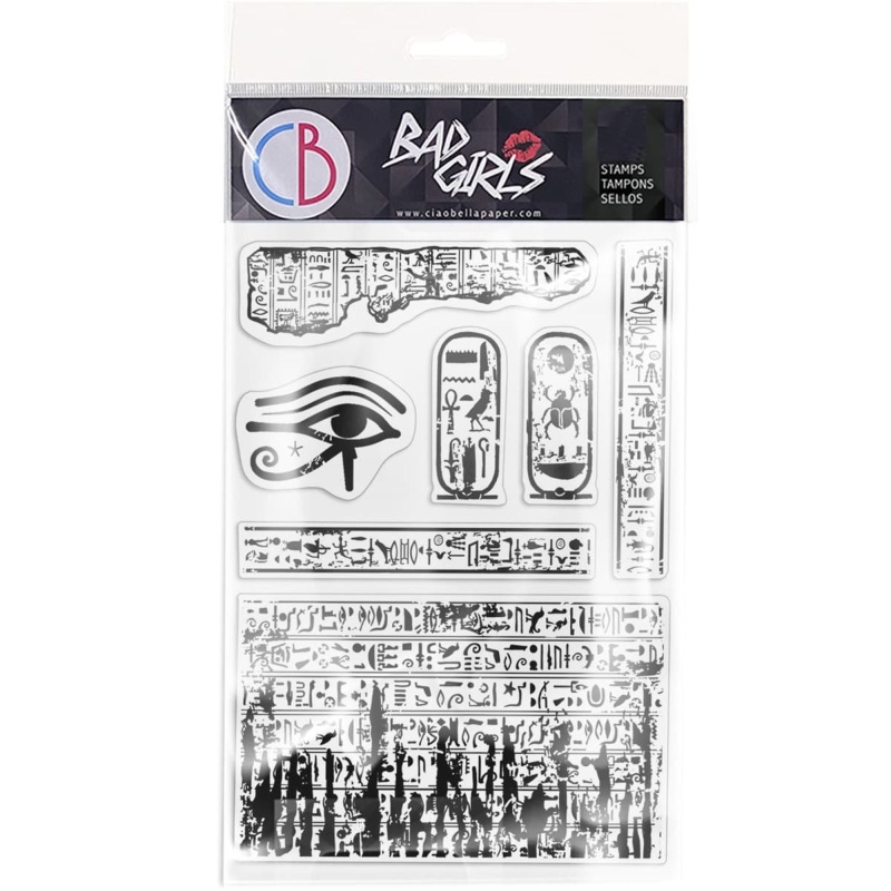 Ciao Bella Clear Stamp Set 4"X6" Walk Like An Egyptian