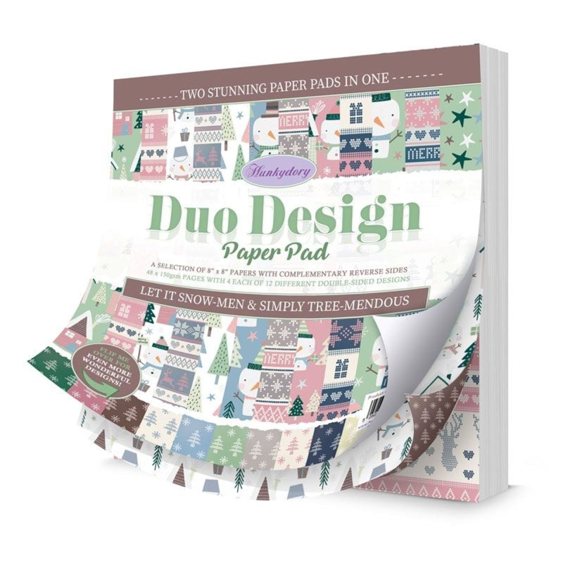 Duo Design Paper Pads - Let It Snow-Men & Simply Tree-Mendous