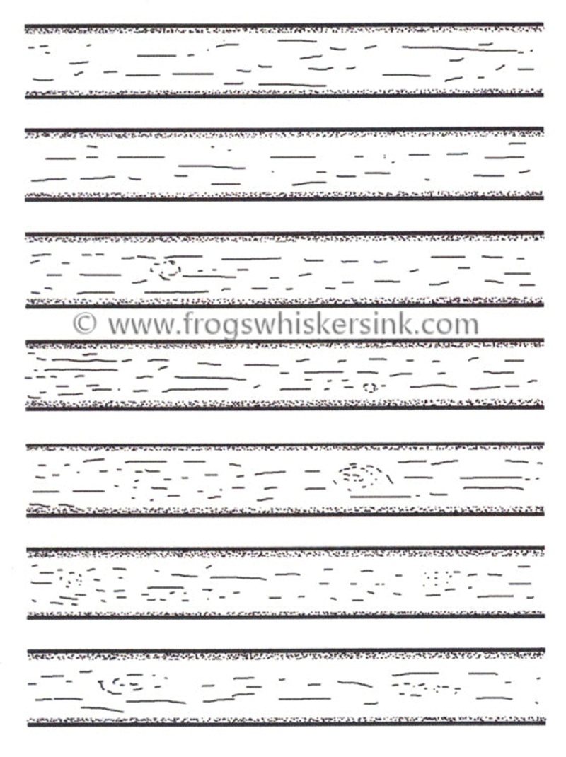Frog's Whiskers Ink Stamp - Board & Batten