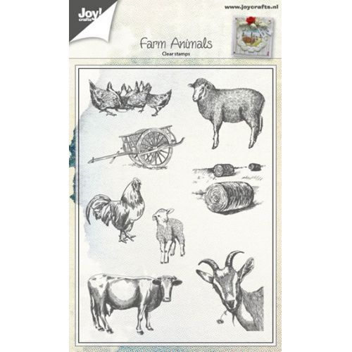 Joy! Crafts Clear Stamp Farm Animals
