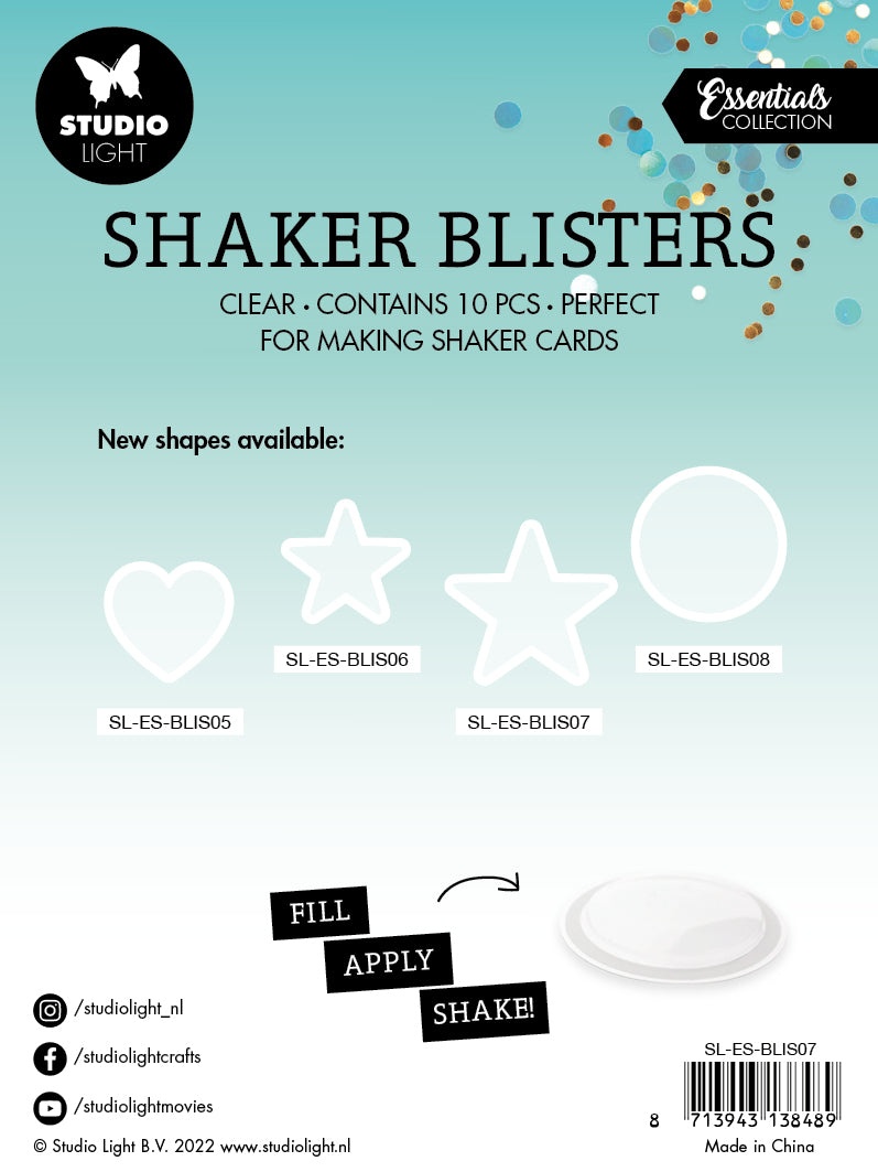Sl Shaker Blister Big Star Essentials 90X85x6mm 10 Pc Nr.07