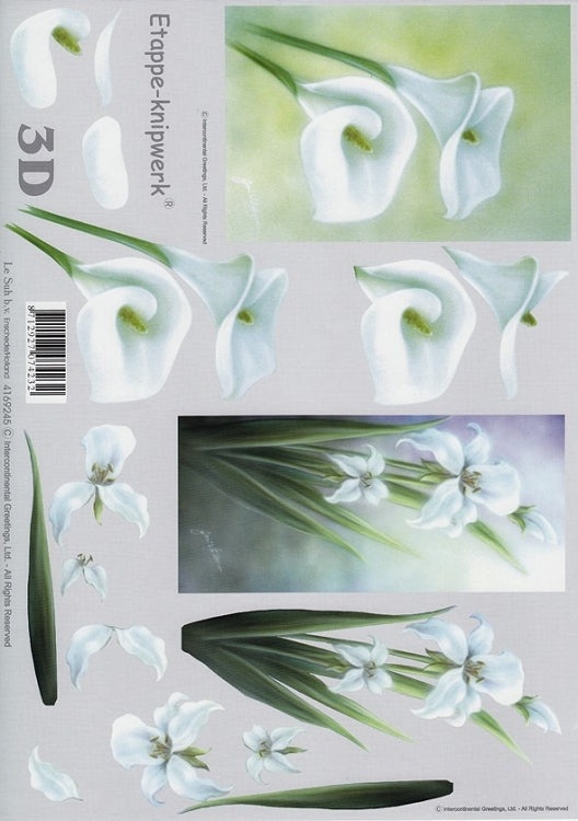 Le Suh 3-D Step By Step Print Lily