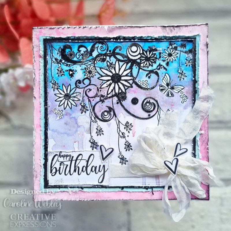Creative Expressions Designer Boutique Breezy Sentiments 6 In X 4 In Clear Stamp Set
