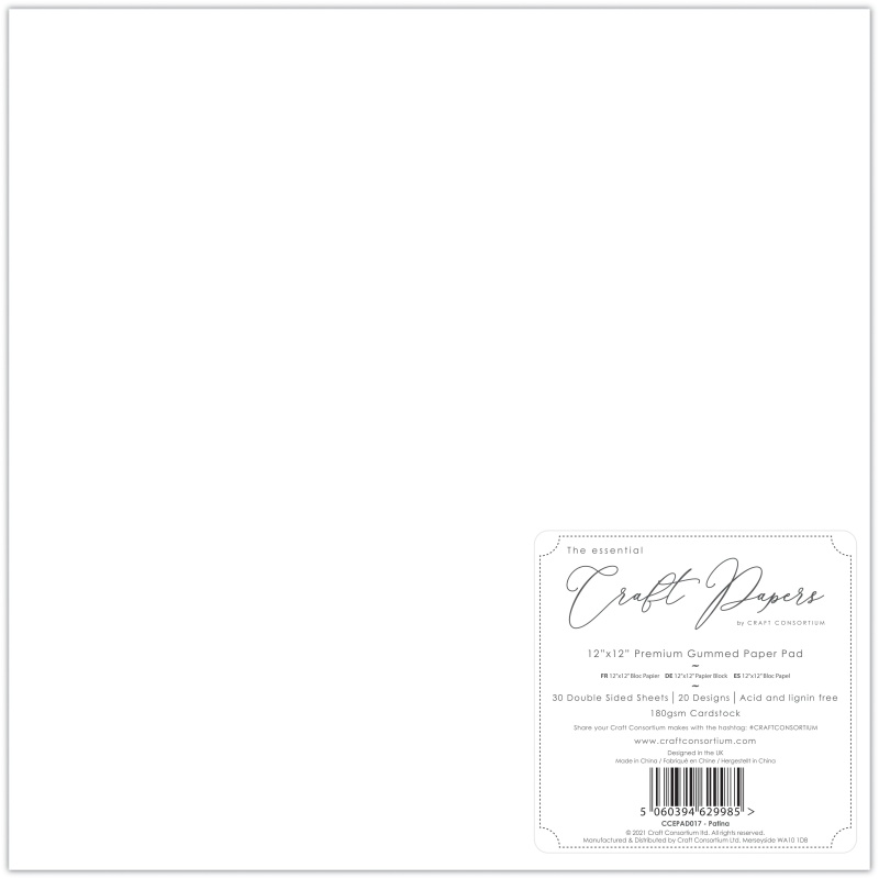 Patina 12X12 Premium Paper Pad