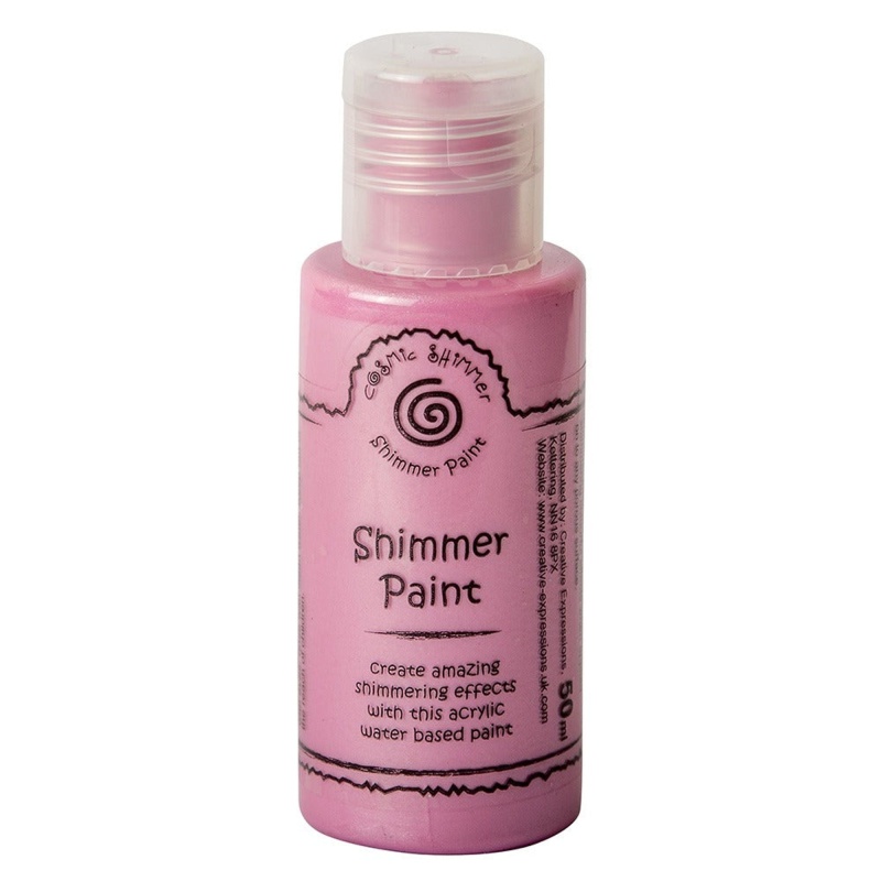 Cosmic Shimmer Shimmer Paint Pink Blossom