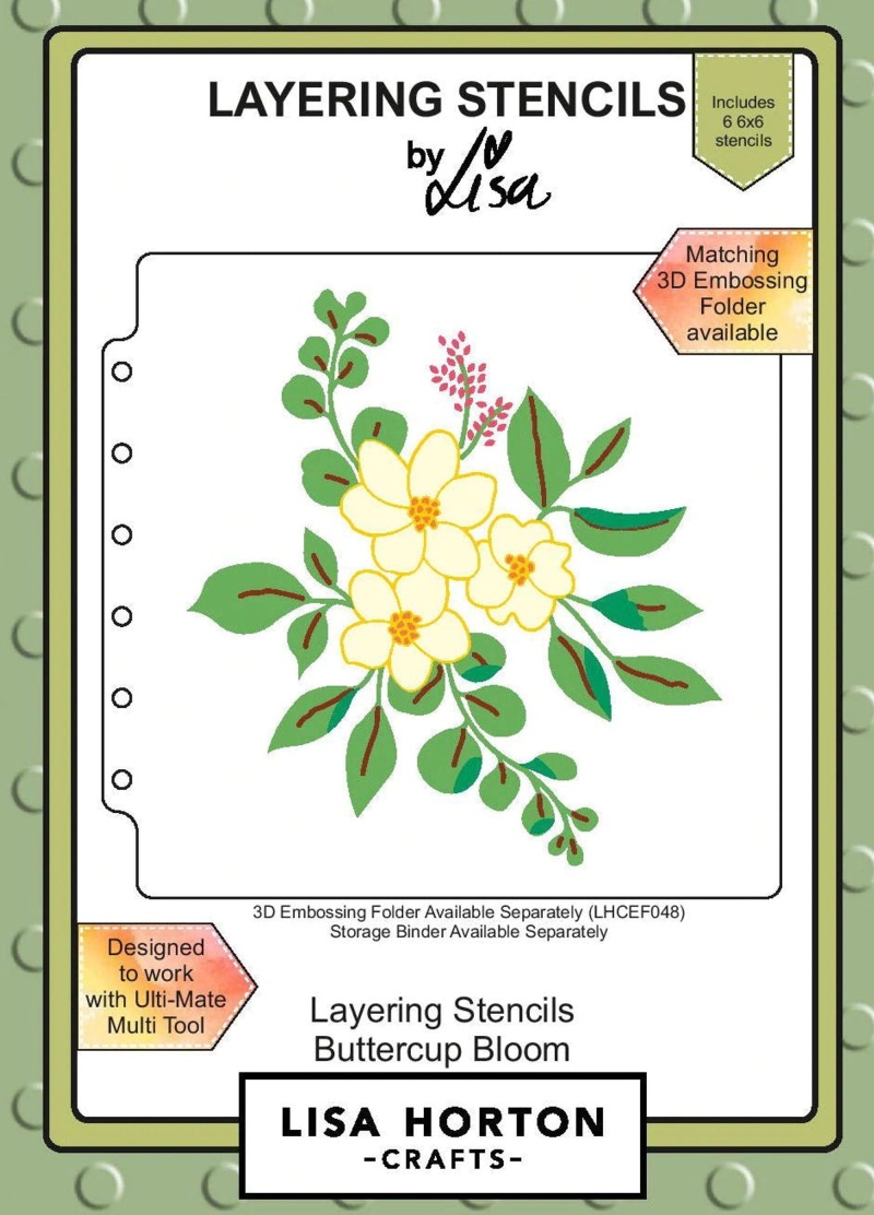 Buttercup Bloom Layering Stencils