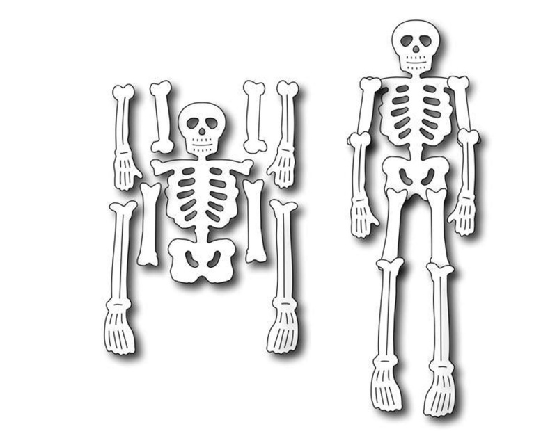 Frantic Stamper - Precision Dies - Dem Bones Skeleton
