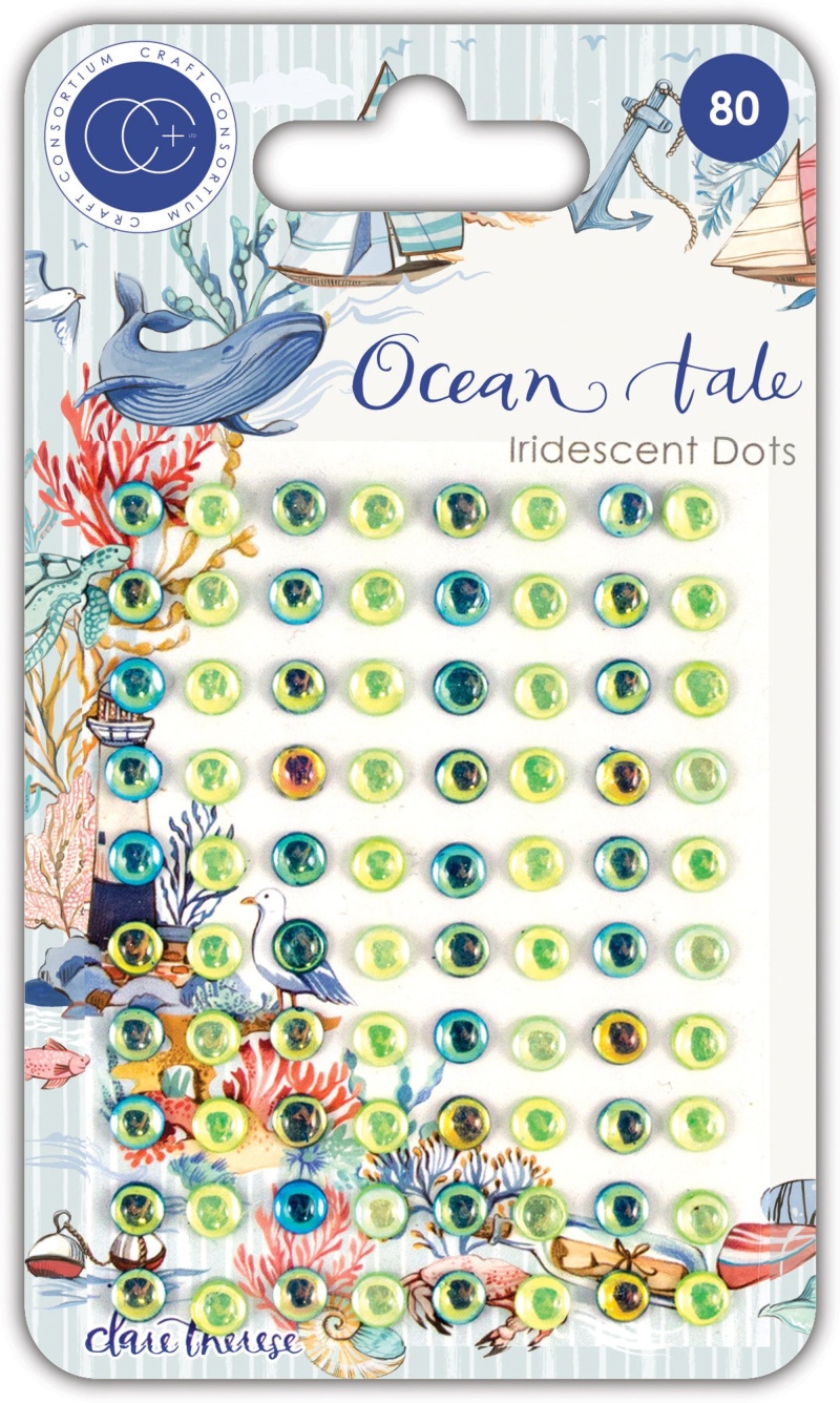 Craft Consortium Ocean Tale - Iridescent Dots