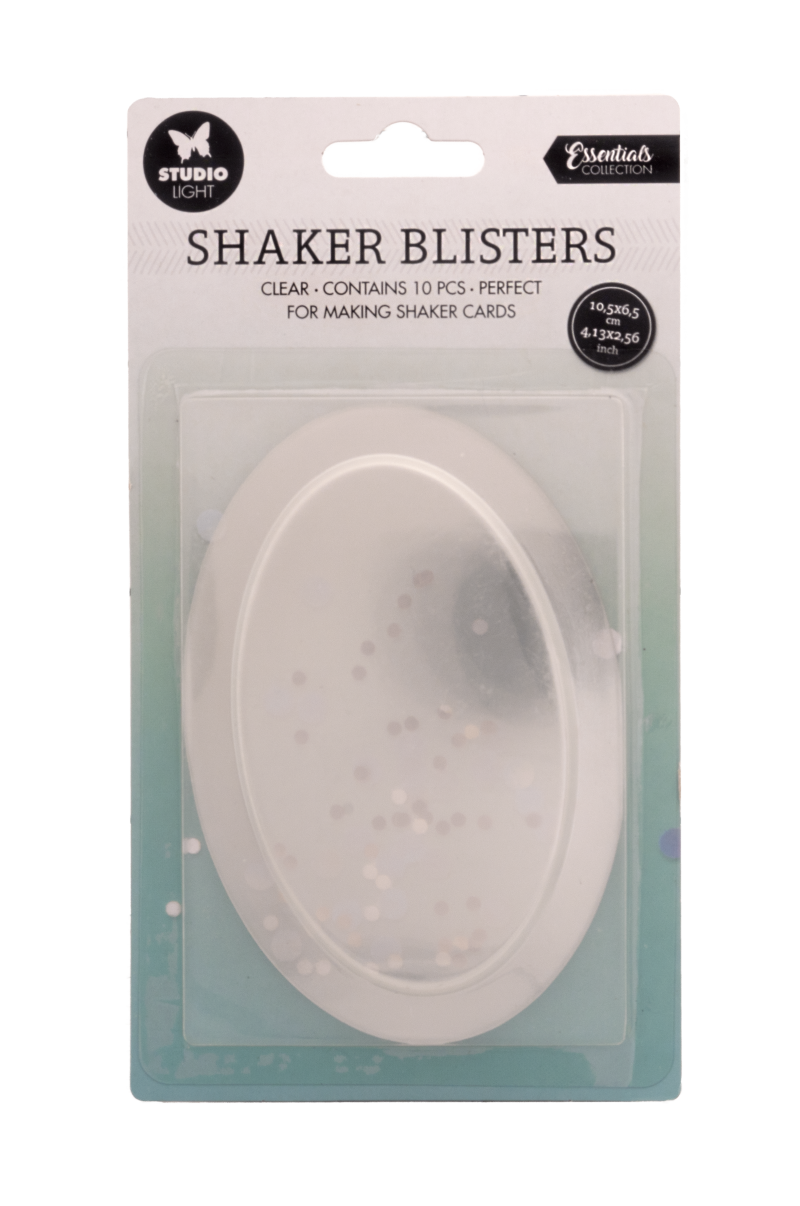 Sl Shaker Window Blister Oval Essentials 105X65x5mm 10 Pc Nr.03