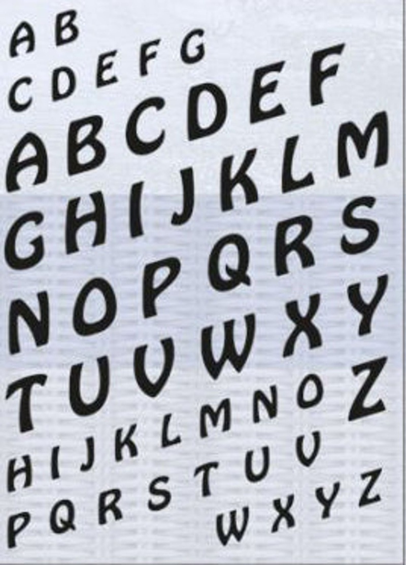 Clear Stamp - Mery 'S Alphabet