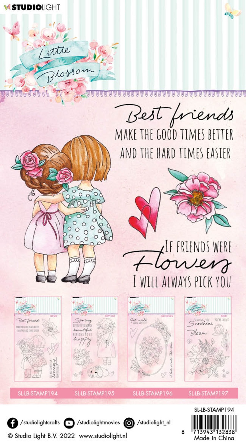 Sl Clear Stamp Friends Little Blossom 105X148x3mm 1 Pc Nr.194