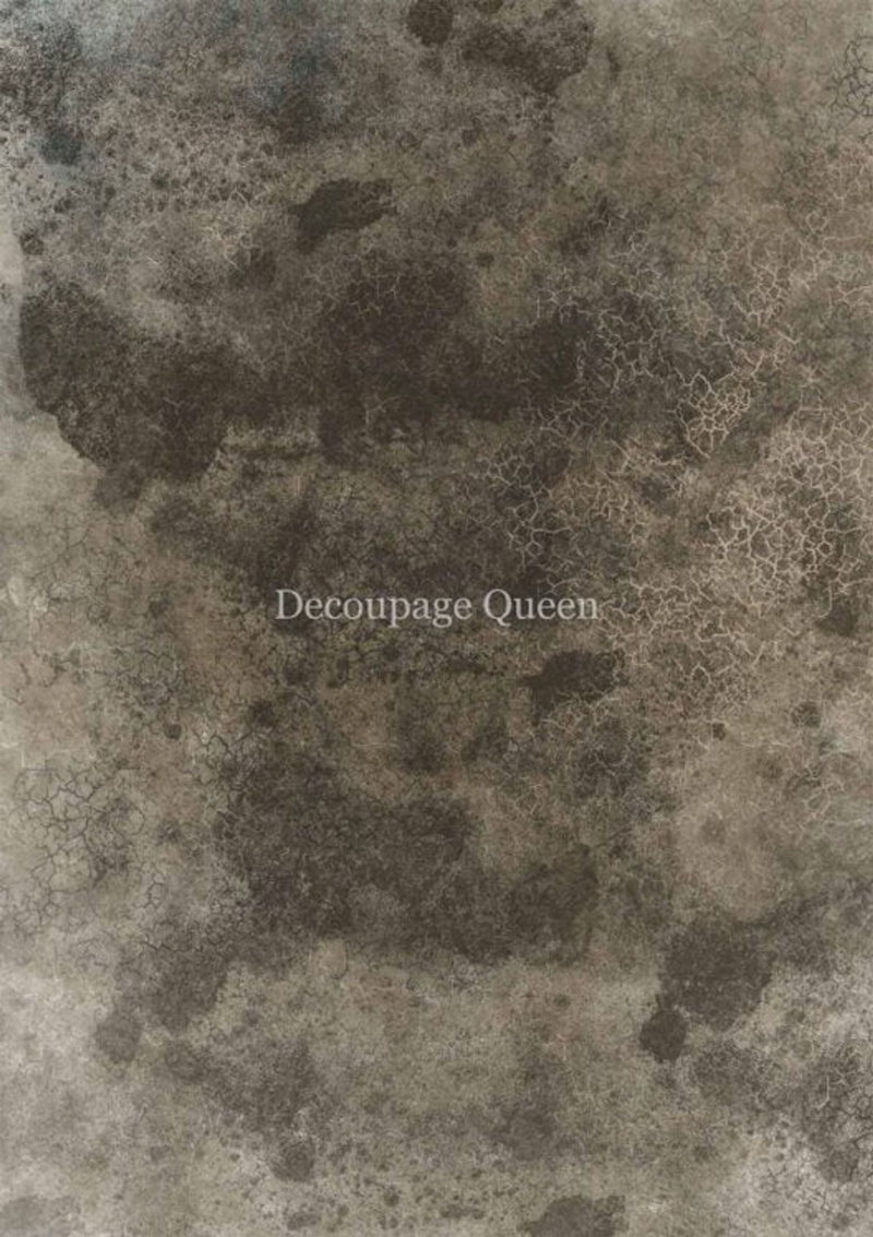 Dainty And The Queen - Antique Grunge A4 Rice Paper - 5 Sheets