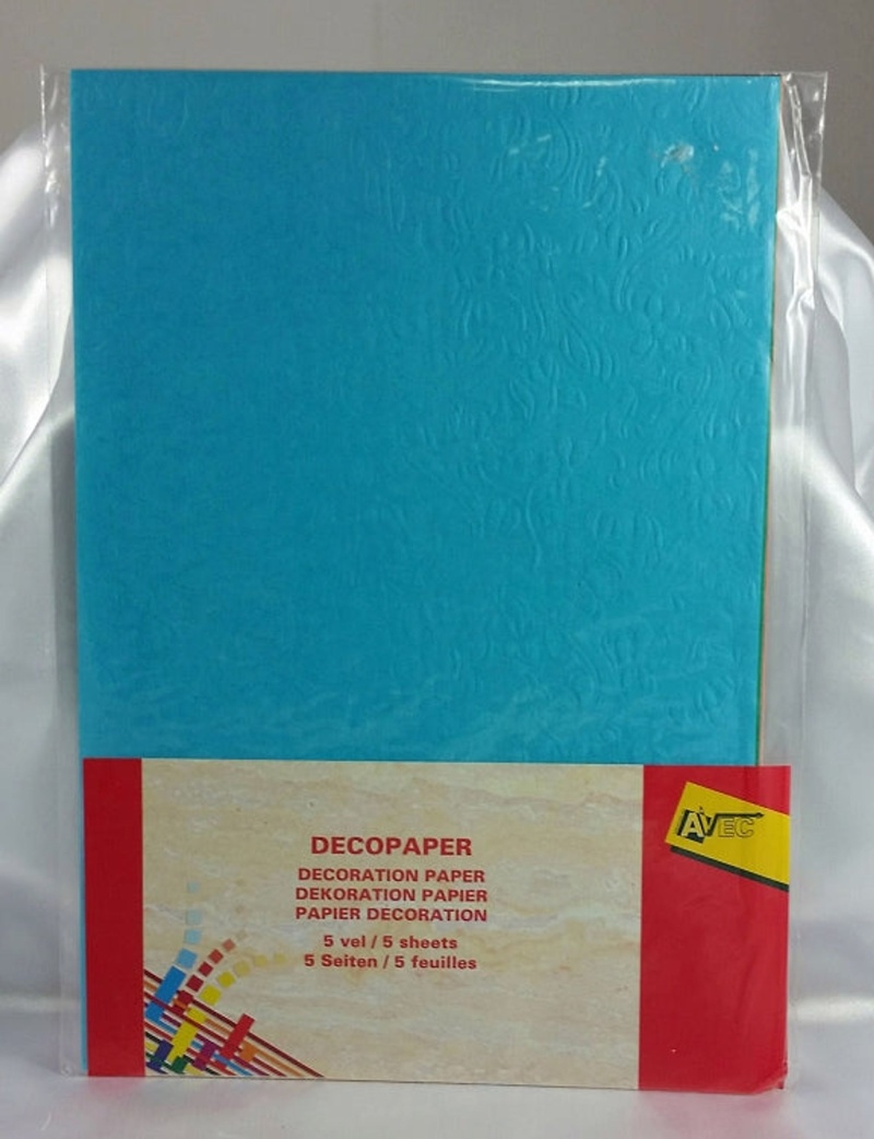 Deco Paper - Embossed 5 Sheets