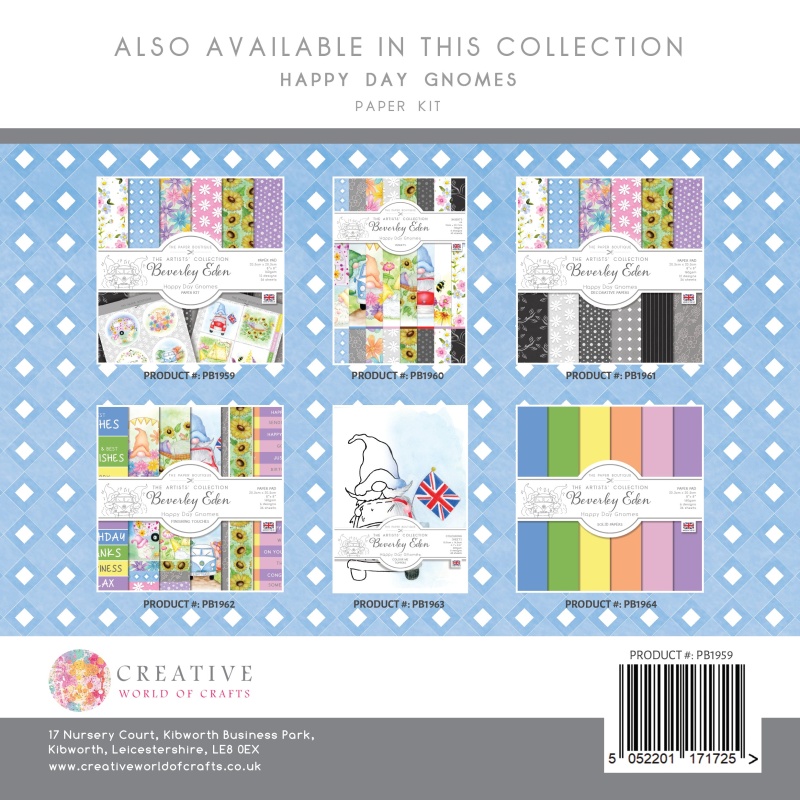 The Paper Boutique Happy Day Gnomes Paper Kit