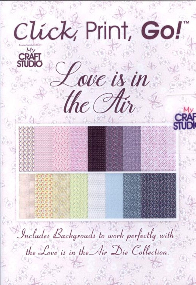 Tattered Lace -Love Is In The Air Cd Of Printable Art Die Collection