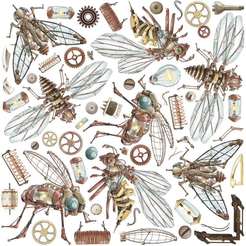 Ciao Bella Engine Of The Future Fussy Cut Pad 6X6 24/Pkg