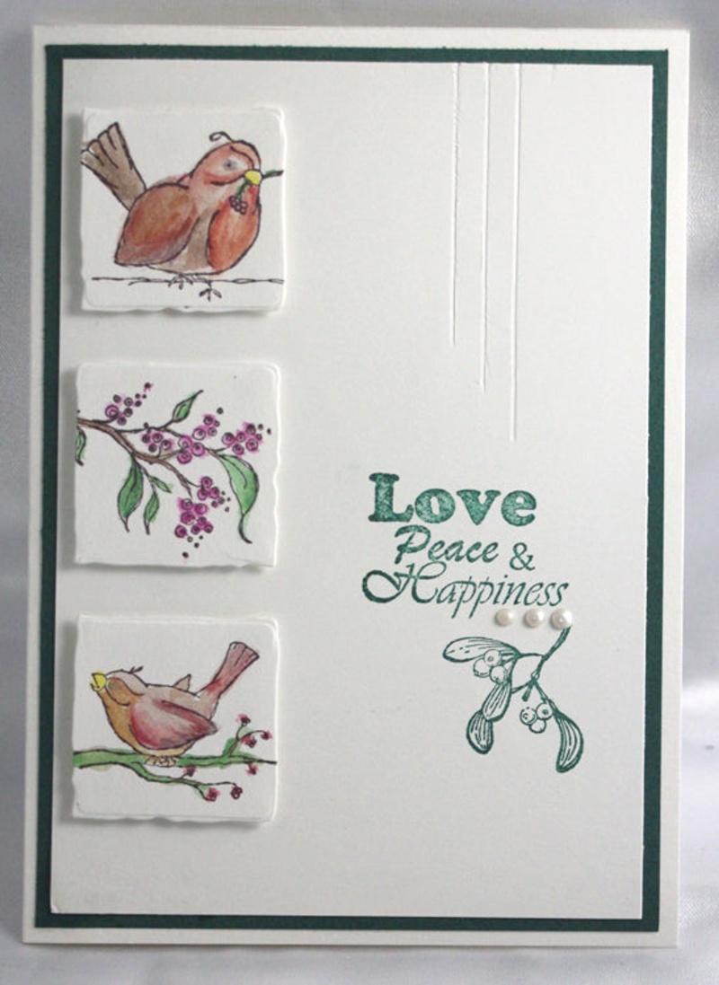 Frog's Whiskers Ink Stamps - Christmas Birds