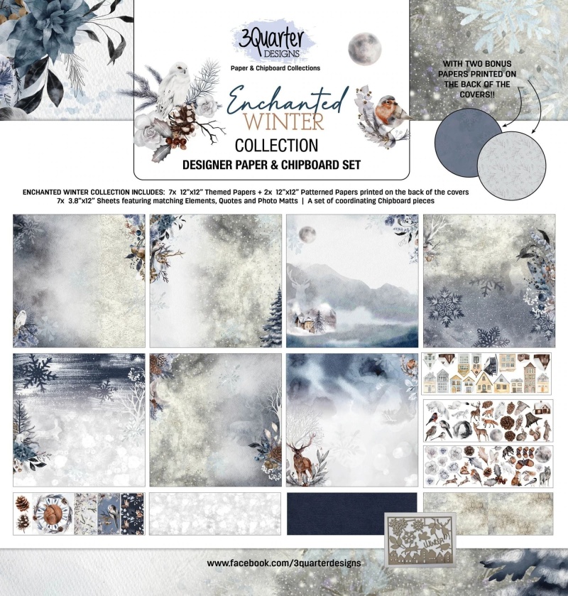 3Quarter Designs - Scrapbook Collection - Enchanted Winter