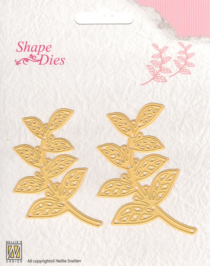 Nellie's Choice - Shape Die - Leaves 2