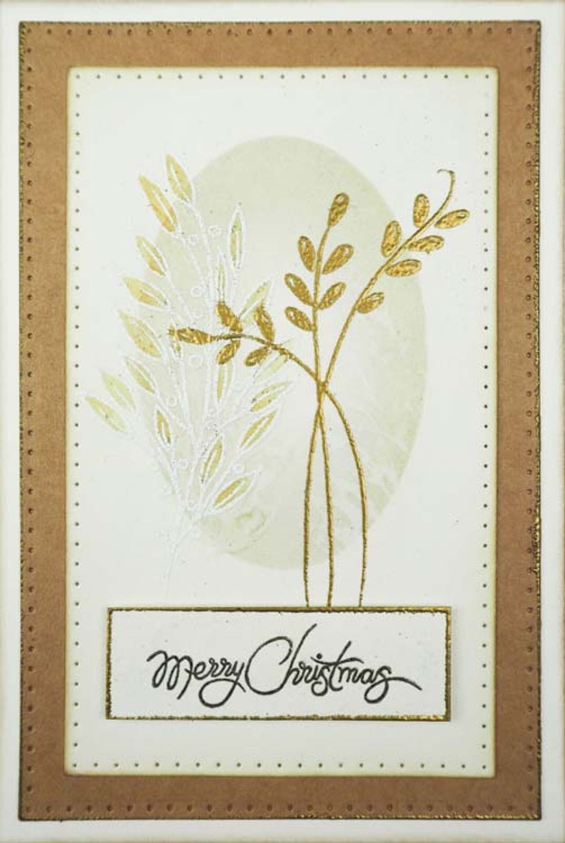 Woodware Clear Stamps - Christmas Greenery