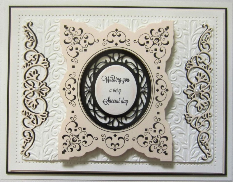 Creative Expressions Stamps - Alexandra's Scrolls & Squares