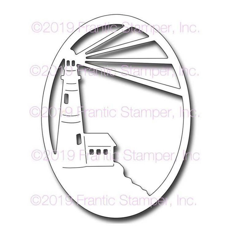 Frantic Stamper Precision Die - Lighthouse Oval