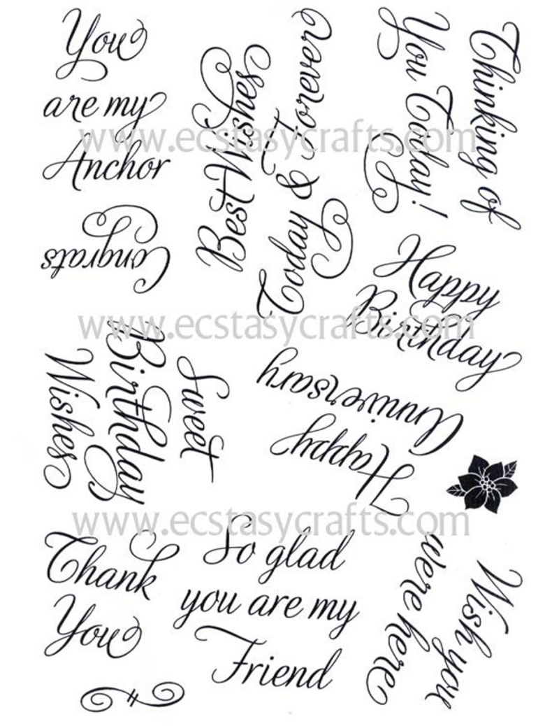 Elegant Sentiments Stamp Set