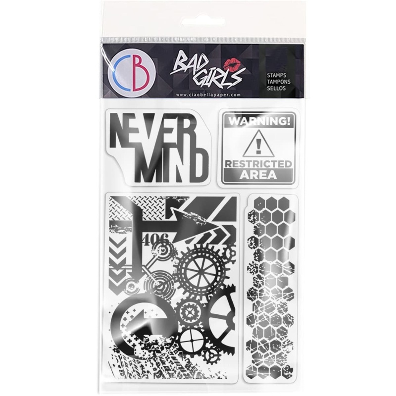 Ciao Bella Clear Stamp Set 4"X6" Never Mind