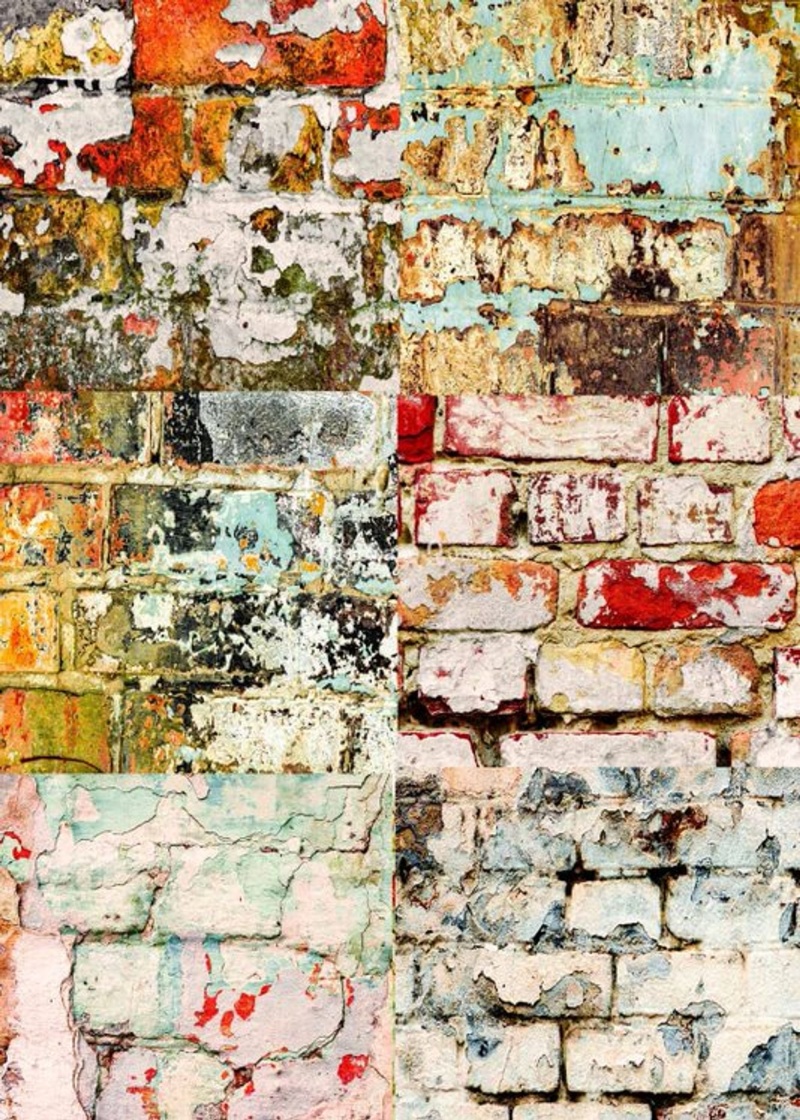 Andy Skinner - Brick Wall A3 Rice Paper - 3 Sheets