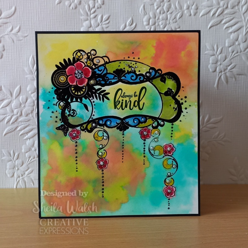 Creative Expressions Designer Boutique Be Kind 6 In X 4 In Clear Stamp Set