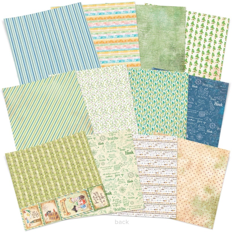 Ciao Bella Neverland Limited Edition Paper Pad 12"X12" 12/Pkg