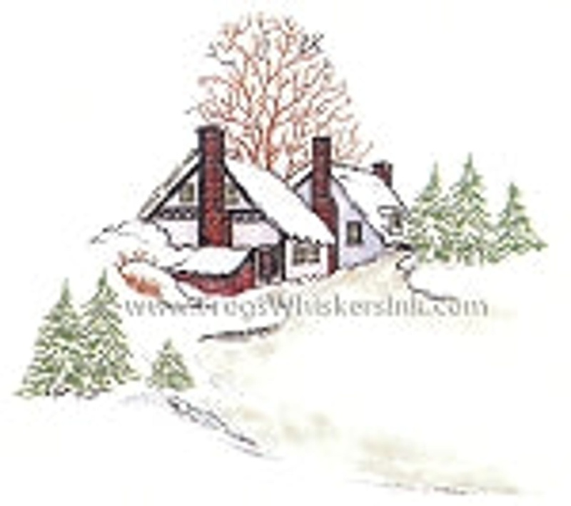Frog's Whiskers Ink Stamps - Winter House